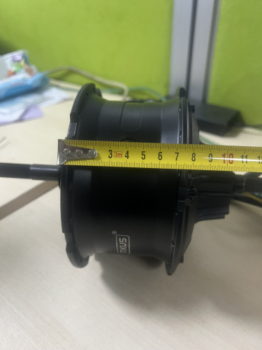 Мотор-колесо MXUS XF15FAT (48V/750W/20", редукторний, задній, для електровелосипеда FATBIKE) фото 5