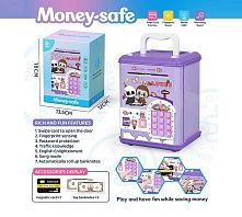Сейф XC 300 Штрих=40458 герой, звуки, підсвічування, карта, іграшкові гроші, відбиток пальця, пароль, озвучення англійською мовою, в коробці