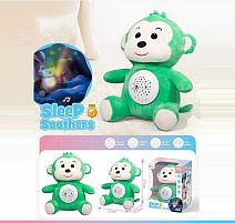 Нічник KC 16 "Мавпочка", звуки природи, мелодії, підсвічування, регулювання гучності, в коробці