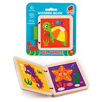 Дерев'яна книжечка «Морські жителі» RW3031 "Vladi Toys", на листі