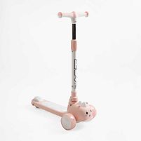 Самокат триколісний Skyper SC-55208 (колеса: передні Ø4.92"/заднє Ø3.15"/PU, рама: сталь/складна, підсвітка, до 25 кг)