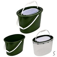 Відро-канна для живця "Oval" 5л Stenson SF24179-5L-DBL