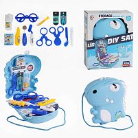 Набір лікаря 0421-19 B “Динозаврик”, медичне приладдя, валізка, в коробці