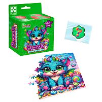 Гра розвиваюча пазли із сюрпризом "Бірюзовий дракончик" VT8030-04 "Vladi Toys", 180 елементів, сквіш-сюрприз, в коробці