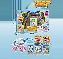 Розкопки 1112 A+ гіпсовий брикет, камінці, інструменти, в коробці