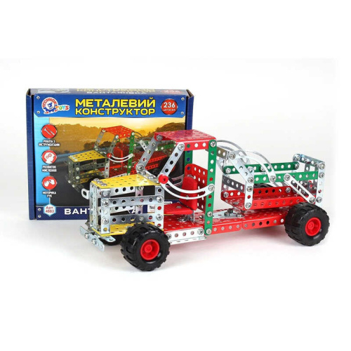 Конструктор метал "Вантажівка" 4883 "Technok Toys" 236 деталей, в коробці