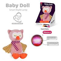 Нічник MBQ 665-2 вбудований акумулятор, USB Type-C кабель, підсвічування, мелодії, нічник, таймер вимкнення, регулювання гучності, в коробці