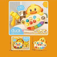 Піаніно WQ 131 світло, звук, озвучування англійською мовою, піаніно, стукавка, гра на реакцію, кулька-брязкальце, в коробці