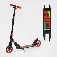 Самокат двоколісний "Best Scooter" R - 88505 колеса PU 145мм, передній амортизатор, алюмінієве гальмо, в коробці