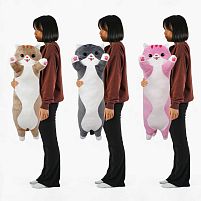 М`яка іграшка "Кіт Батон" К79108 довжина 90 см, у пакеті ВИДАЄТЬСЯ МІКС ВИДІВ