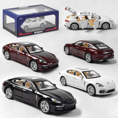 Машина GT - 3136 "Авто Експерт Преміум" 3 кольори, металопластик, 1:24, інерція, світло, звук, відчиняються на верх дверей, багажник, капот, в