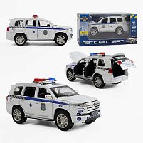 Машина 41153 "Авто Експерт", масштаб 1:32, світло, звук, інерція, відчиняються двері, багажник, капот, в коробці