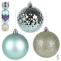 Ялинкові кульки 8см 4шт/наб Stenson 9763