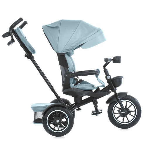 Велосипед дитячий триколісний El Camino ME 1193 Cloud Blue «MODENA» (колеса: передні Ø10.2"/задні Ø9"/гума, рама: сталь, батьк. ручка, до 30 кг) фото 3