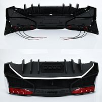 Бампер для дитячого електромобіля Bambi Racer M 5738-REAR BUMPER WHITE (задній)
