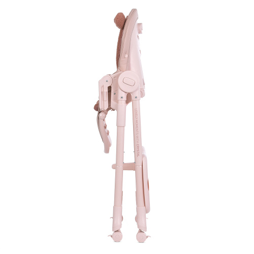 Стільчик для годування немовлят El Camino ME 1037 CRYSTAL Bear Pink фото 4