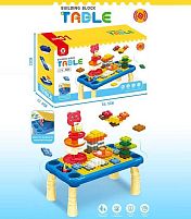 Столик з конструктором 470 висота столика 19 см, кульки, конструктор, в коробці