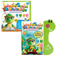 Книга Віммельбух 51822 "WToys", ОЗВУЧУВАННЯ УКР. МОВОЮ, 19 тем, казки, пісні, загадки, скоромовки, сенсорні кнопки, маркер “пиши-витирай”, в коро