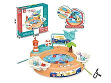 Риболовля 156-28 C автоматичне обертання платформи, пісні, мелодії, історії англ. мовою, USB-кабель, аксесуари, працює від батарейок та від мер