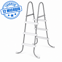 Драбина Intex 28065 (для басейну, 107 см, 6 сходинок, навантаження до 136 кг)