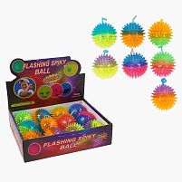 М`яч стрибун C 70420 ЦІНА ЗА 12 ШТУК В БЛОЦІ, підсвічування, пискавка, в коробці