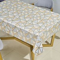 Скатертина-клейонка ПВХ з принтом на ткан.основі глянець Марсель 1.37*20м Stenson MA-5475FB