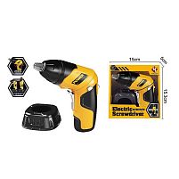 Шуруповерт T 060 автоматичне обертання, підсвічування, режим "реверс", на батарейках, в коробці
