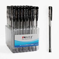 Ручка C 71674 ЦІНА ЗА 48 ШТУК В БЛОЦІ, кулькова, чорна паста, в пакеті