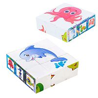Кубики "Водний світ" 0412 "BAMSIC"