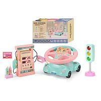 Кермо 2192 E-47 Штрих=91760 ТИГРЕНЯ, світлофор, заправна станція, підсвічування, звук, мелодії, машина-підставка, в коробці