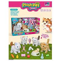 Улюбленць MC 1070 ходить, рухає головою та хвостом, відтворює характерні звуки, миска для їжі, фен, аксесуари, в коробці