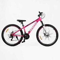 Велосипед двоколісний спортивний Corso T-26125 «Genesis» (колеса Ø26"/гума, рама: 13"/сталь, швидкостей: 21, обладнання SunRun)