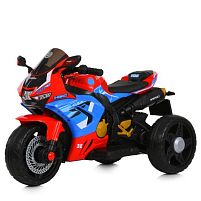 Електромотоцикл дитячий триколісний Bambi Racer M 6220ELR-3-4 (колеса: Ø9.8"/EVA, акк. 12V/4,5Ah, мотор: 2*12V/35W, до 7 км/г, до 25 кг)