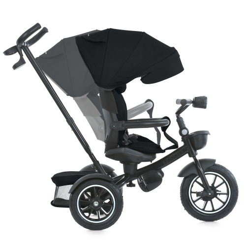 Велосипед дитячий триколісний El Camino ME 1193 Black «MODENA» (колеса: передні Ø10.2"/задні Ø9"/гума, рама: сталь, батьк. ручка, до 30 кг) фото 16