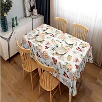 Скатертина-клейонка ПВХ 3-хшар. глянсова на тканевій основі Glossy Stenson MA-5995