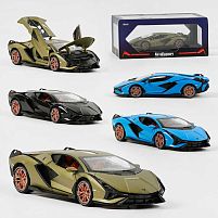 Машинка GT - 07739 "Авто Експерт", 4 кольори, металопластик, 1:24, звук, світло, інерція, рухомі елементи, у коробці, ВИДАЄТЬСЯ МІКС ВИДІВ