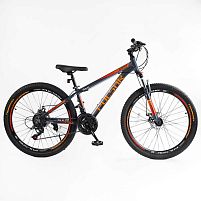 Велосипед двоколісний спортивний Corso PL-26318 «Pulsar» (колеса Ø26"/гума, рама: 13"/алюміній, швидкостей: 21, обладнання Shimano)