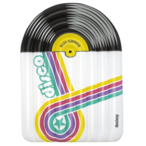 Матрас надувний для плавання BestWay 43837 «Disco» (145*196 см, вік 8+, до 100 кг) фото 3