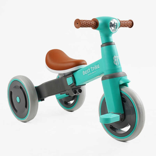 Велосипед дитячий триколісний Best Trike LB-10360 (колеса: переднє Ø10"/задні: Ø8"/гума, рама: нейлон, батьківська ручка, до 25 кг) фото 4