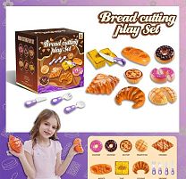 Набір солодощів 99061 /2/3 на липучках, 12 елементів, випічка, виделка, ложка, 2 ножі, в коробці