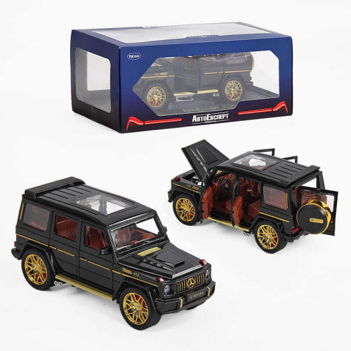 Джип металопластик GT - 8288 "Авто Експерт " металопластик, 1:24, звук, світло, інерція, відчиняються двері, багажник, капот, у коробці