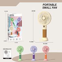 Вентилятор ZB 122 C 4 види, 3 режими, USB Type-C, підставка, в коробці ВИДАЄТЬСЯ МІКС ВИДІВ