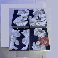 Пакет подарунковий паперовий L "Flowers" 44*31*12см Stenson (R91180-L)
