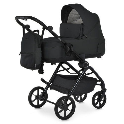 Коляска дитяча прогулянкова El Camino ME 1191-1 Black (кошик, дощовик, антимоскітна сітка, чохол, до 22 кг)