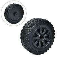 Колесо для дитячого електромобіля Bambi Racer M 6280-EVA WHEEL (заднє та переднє однакові Ø28 см/↔9 см/EVA, адаптер під редуктор)