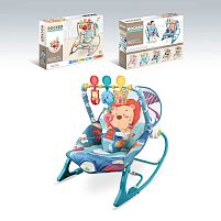 Шезлонг 68154-1 мелодії, 3 підвіски, заспокійлива вібрація, в коробці