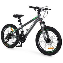 Велосипед дитячий двоколісний Profi FD-2002 «Freedom» (колеса Ø20"/гума, рама: 11"/алюміній, гальмо ручне/ножне, 6-9 років)