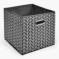 Коробка складана для зберігання речей 28*28*26см Stenson 282826J-GREY