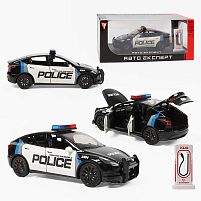 Машинка RS-08021 "Авто Експерт", електромобіль, зарядна станція, металопластик, масштаб 1:24, звук, світло, інерція, відчиняються двері, в коробц