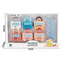 Замочки MT 033585 D 6 замочків, 6 ключів, в коробці